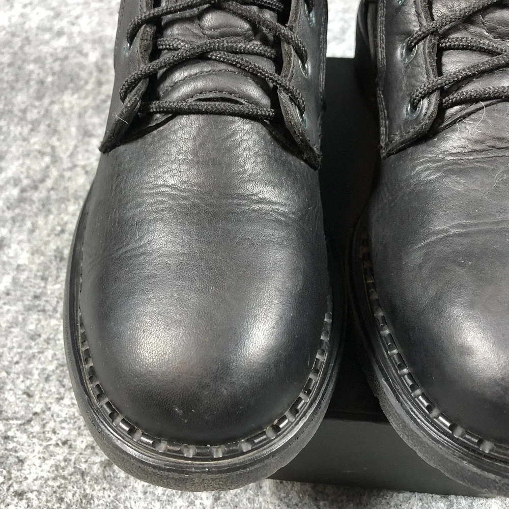 Red Wing 9143 Work Boots Mens 13D Black Leather EH USA Made Workwear